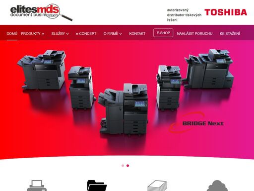 autorizovaný distributor tiskových řešení toshiba.