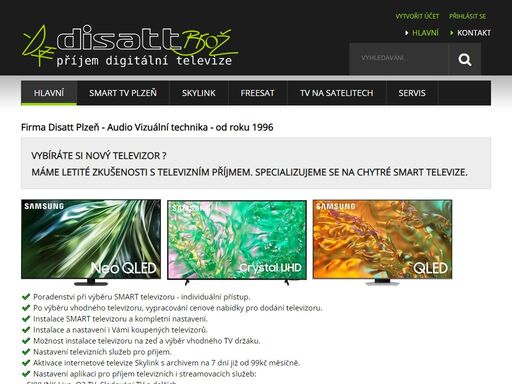 prodej a servis satelitní a televizní techniky. již 20 let na trhu.