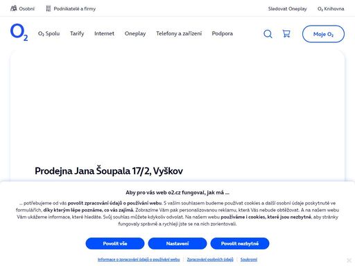 prodejna vyškov - jana šoupala 17/2. o2 služby, telefony, zařízení a příslušenství nebo profesionální podpora a spoustu dalšího, to nabízejí všechny naše značkové prodejny.