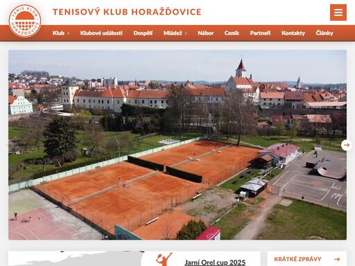 tenisový klub v horažďovicích nabízí možnost sportovní zábavy pro každého. rezervaci tenisového kurtu si máte možnost udělat z pohodlí domova přes naše webové stránky.