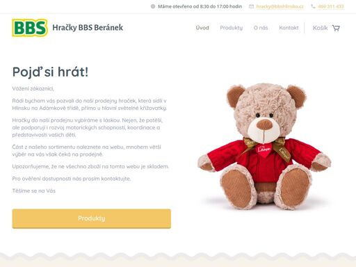 rádi bychom vás pozvali do naší prodejny hraček, která sídlí v hlinsku na adámkově třídě, přímo u hlavní světelné křižovatky.