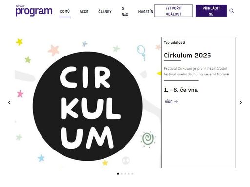 patriot program nabízí kalendář i vyhledávač kulturních, sportovních i společenských akcí a událostí v moravskoslezském kraji. nezapomínáme ani na akce pro děti či seniory.