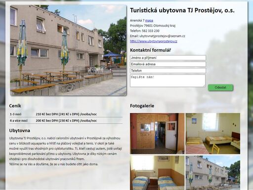 levné ubytování v prostějově. aquapark a beach volejbal v blízkosti.
