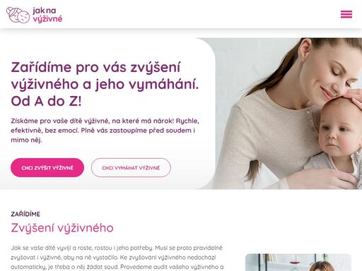 zařídíme zvýšení výživného a jeho vymáhání. rychle, odborně, kvalifikovaná právní pomoc po celou dobu řízení.