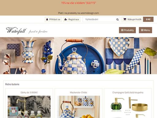 retro mosazné vodovodní baterie , designové vodovodní baterie a sprchy se zárukou 5 let.