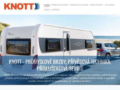 knott - průmyslové brzdy, přívěsová technika, příslušenství, servis