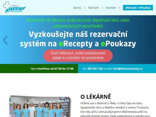 lékárna u řeky, léky, lékárna lékárna u řeky, trutnov