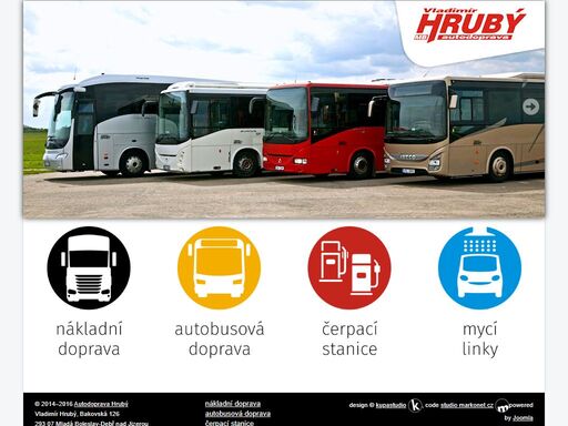 autodoprava hrubý - přepravíme nejen potravinářské zboží. po čr i zahraničí s našimi autobusy. navštivte čerpací stanice i myčky.