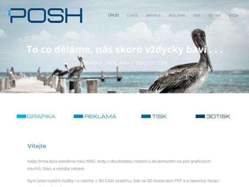 naše firma byla založena roku 1992, tedy s dlouholetou historií a zkušenostmi na poli grafických návrhů, tisku a výroby reklam.