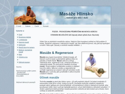 Masaze Hlinsko () Masaze Hlinsko