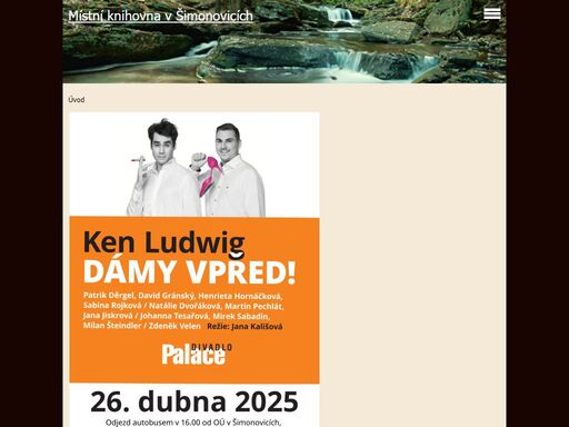 přehled informací o místní knihovně v šimonovicích - provozní doba, kontakty, služby a akce.
