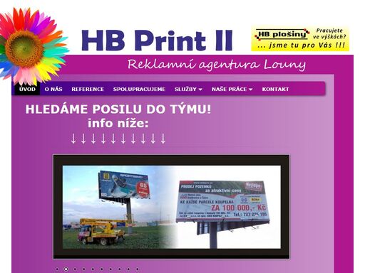 reklamni agentura hbprint2 se specialuzuje na reklamu, logo, vizitky, samolepky,  reklamní fotografie, závěsné bannery,  polepy a celopolepy vozidel,reklamní štíty - poutače, polepy výloh, reklamní tabule