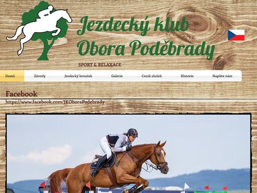 areál jezdeckého klubu obora poděbrady se nachází na okraji lázeňského města poděbrady, v malebné polabské nížině. stáj je zaměřena na parkurové skákání. 