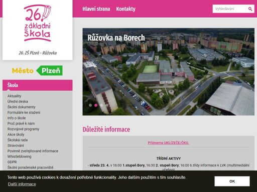 26. základní škola plzeň - růžovka - oficiální www stránky zš
