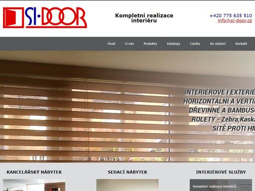 prohlédněte si naši nabídku kancelářského nábytku si-door najdete zde kancelářský nábytek hobis, exner, della rovere, wuteh, kancelářské židle a křesla office pro, alba, ld seating, profim dále provádíme kompletní realizace interiérů.