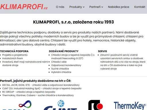 klimaprofi - web page