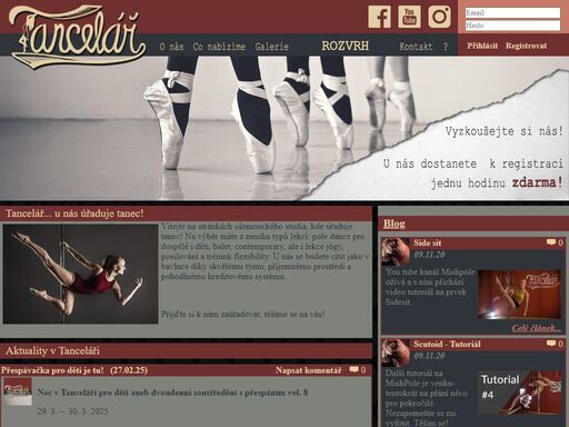 pole dance studio tancelář - olomouc, pole dance, balet, flexi, contemporary, lekce pro děti.