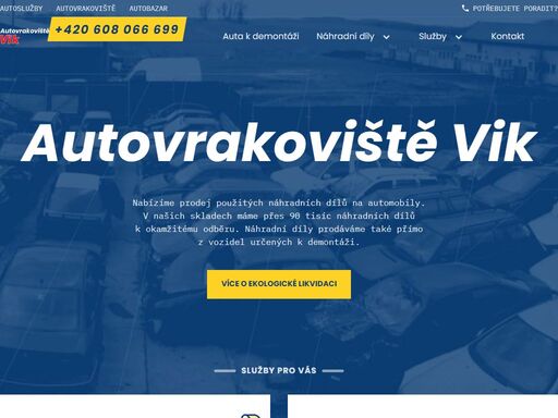 autoslužby vik fungují od roku 1991 a řidičům poskytují služby v oblasti servisu a odtahových služeb.