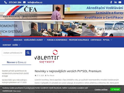 ufae.cz – česká fotovoltaická asociace, ústav fotovoltaiky a elektromobility z.ú