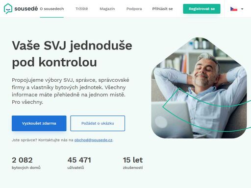 propojujeme výbory svj, správce, správcovské firmy a vlastníky bytových jednotek. všechny informace máte přehledně na jednom místě. pro všechny.