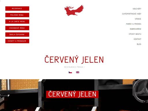 restaurace červený jelen. skvělé jídlo, dokonale ošetřené plzeňské pivo a originální interiér od architekta stanislava fialy. praha 1, hybernská 5.