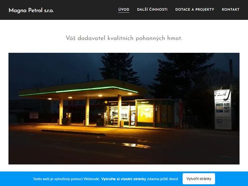 váš dodavatel kvalitních pohonných hmot.