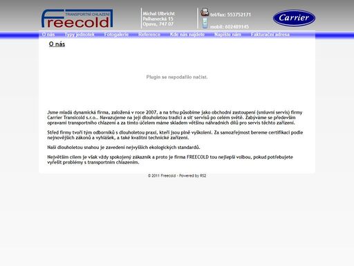 carrier,michal ulbricht,freecold opava, servis chlazení