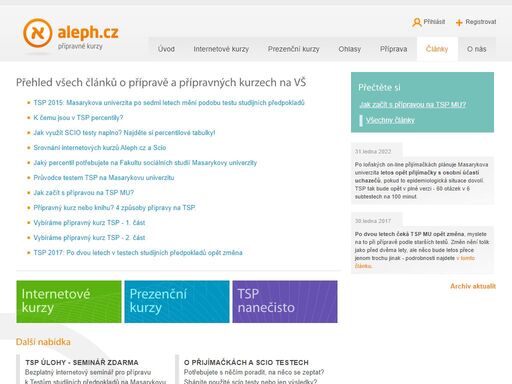 masarykova univerzita brno, scio testy, on-line příprava přes internet, příprava na přijímací zkoušky a testy studijních předpokladů tsp mu a scio testů osp z a osp r.