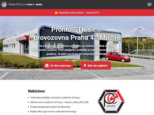 na technickou prohlídku je možné přijet bez objednání. pokud však chcete dosáhnout většího komfortu, využijte náš objednávkový systém.