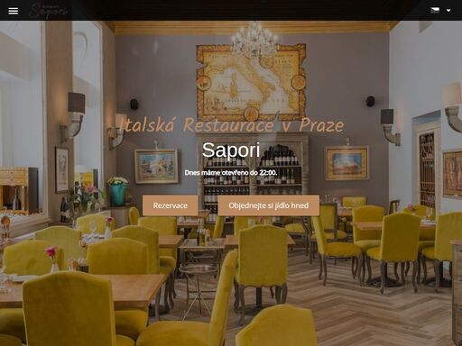 italská restaurace sapori - praha
