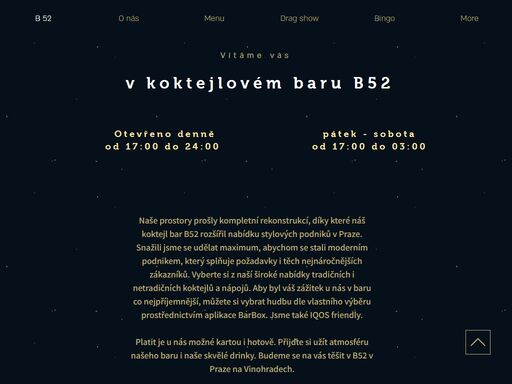 bar b52, to jsou skvělé skvělé koktejly,  happy hours a pravidelné karaoke party.