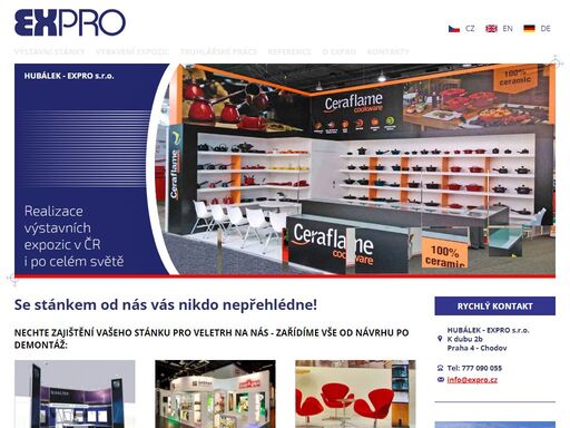 výstavní stánky od firmy expro vás odliší od konkurence! kompletní realizace od 3d návrhu přes dopravu a stavbu stánku až po demontáž