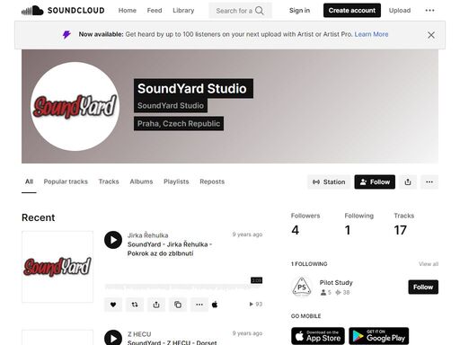 play soundyard studio and discover followers on soundcloud | stream tracks, albums, playlists on desktop and mobile.