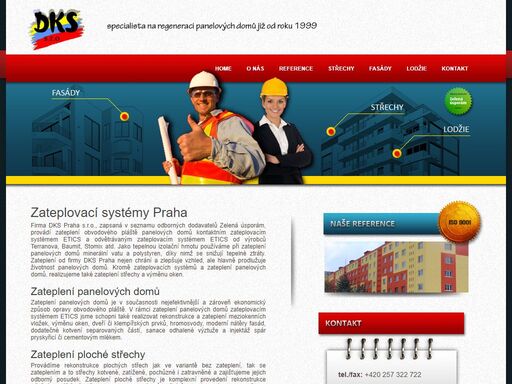 zateplovací systémy, zateplení panelových domů, zateplení střechy a výměnu oken to vše nabízí firma dks s.r.o. praha.
