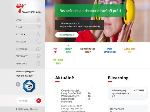 webové stránky projekty po, s.r.o.