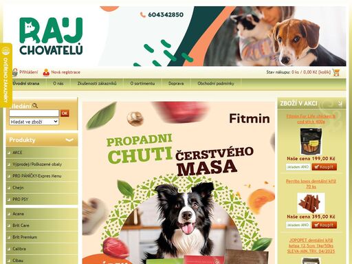 granule fitmin,k-9 a další - skladem a za skvělé ceny!