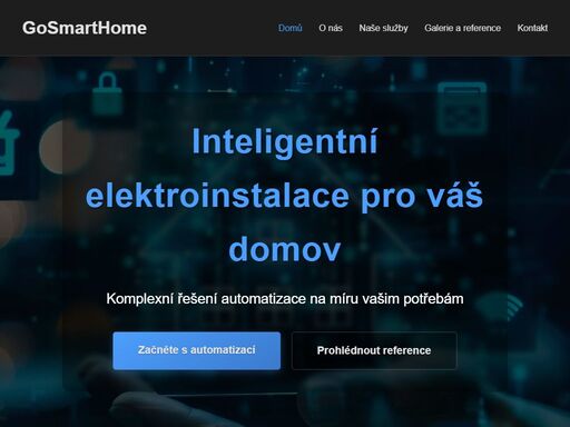 gosmarthome - inteligentní elektroinstalace a automatizace