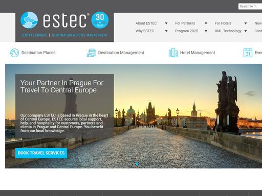 estec  - dmc & incoming travel to the czech republic & central europe : hotels - travel services - b2b online for hotel bookings - group & business & incen