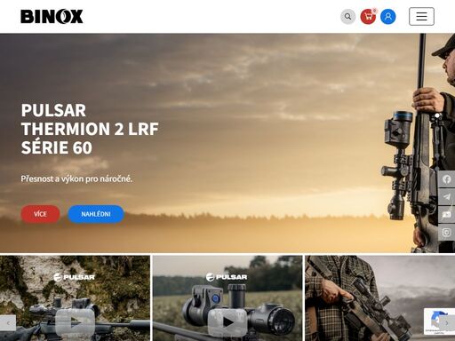 výhradní dovozce dalekohledů a optických přístrojů znáček yukon, pulsar, delta optical – binox.cz