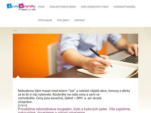 rekonstrukce koupelen a bytových jader