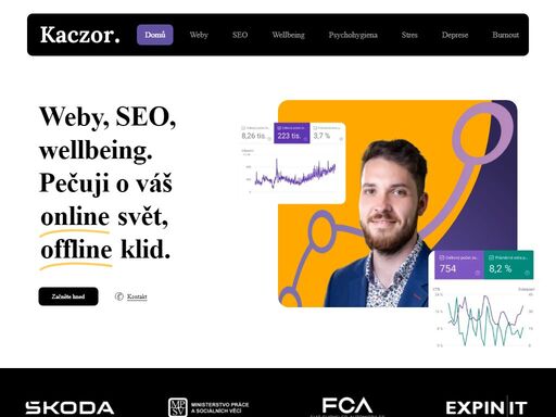 jako profesionál v oboru dělám praktickou optimalizaci webů pro vyhledávače (seo) a tvořím funkční weby.