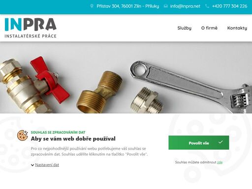 potřebujete pomoct s rozvody topení ?, instalací kotle či solárních systémů? ? děláme instalatérské práce ve zlíně. ? zajišťujeme montáže, demontáže i rekonstrukce a rádi vám vyjdeme vstříc. prohlédněte si nabídku našich služeb na webu inpra.net.