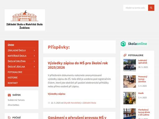 vítejte na stránkách naší školy…