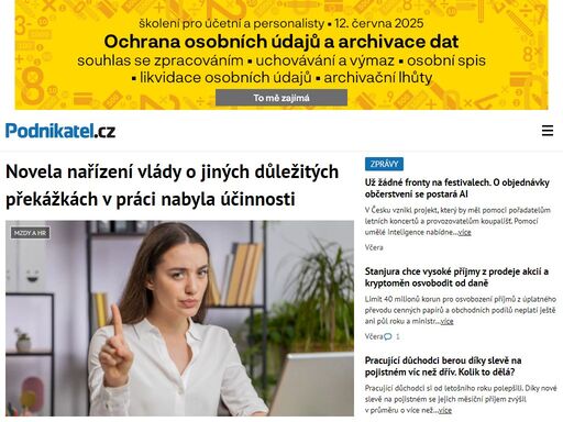 zpravodajství, detailní informace, rady a tipy pro úspěšné podnikání. zákony, formuláře, kalkulačky, smlouvy.