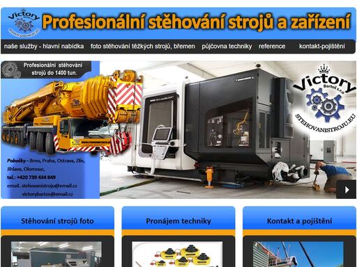 stěhování těžkých strojů, laserů  a zařízení. stěhování těžkých břemen, lisů, soustruhů, nůžek, obráběcích strojů.