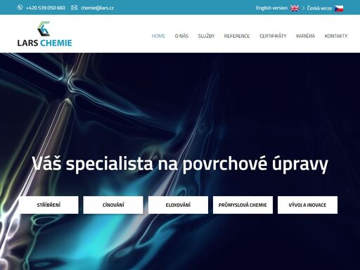 specialista na povrchové úpravy…