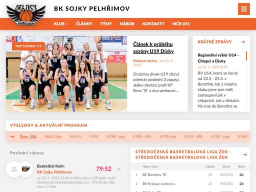 basketbalový klub v pelhřimově s dlouholetou tradicí.
