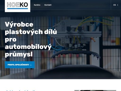 výrobce plastových dílů pro automobilový průmysl. technika a čisté prostory zajišťují maximální ochranu materiálu a perfektní povrchy. roboti a automatizace zajišťují přesnost a plynulost všech procesů.