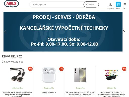 eshop firmy mels s.r.o.