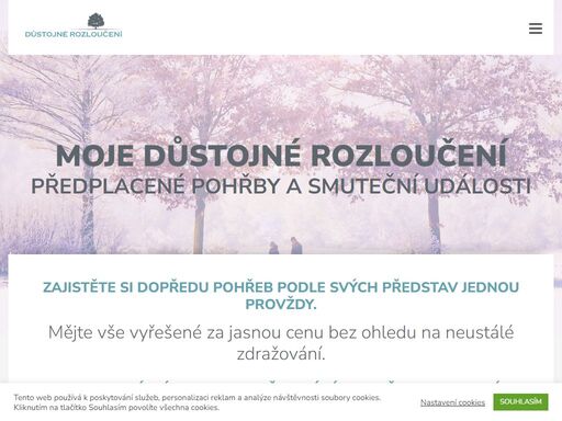 předplacené pohřby a smuteční události